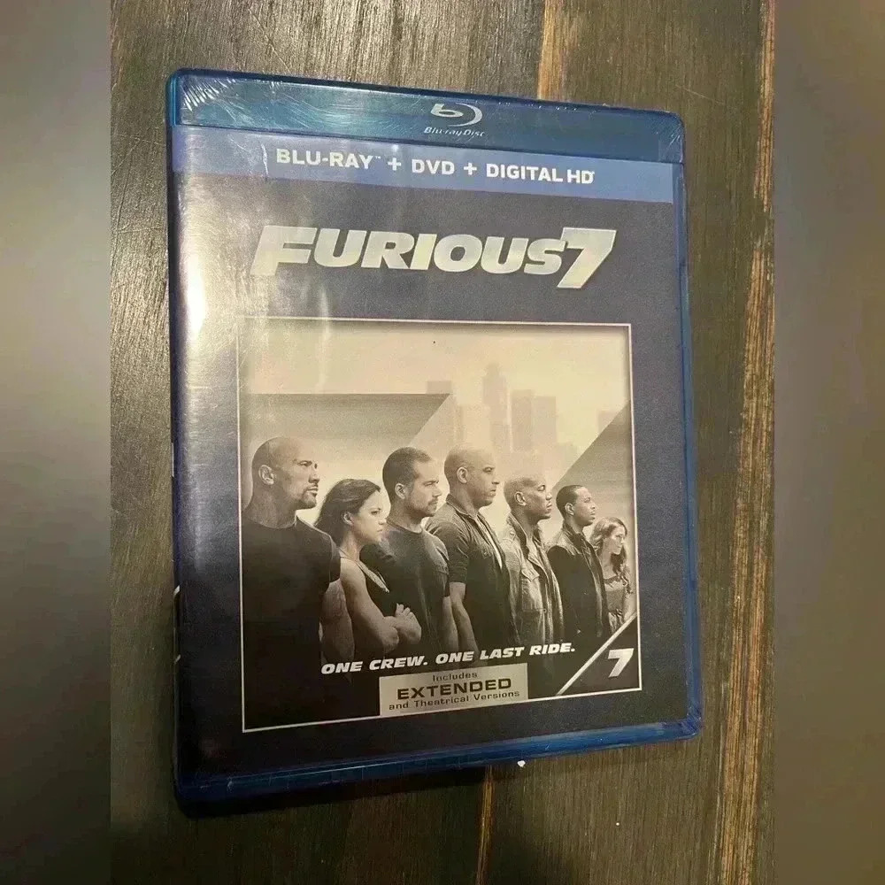 NEW Furious 7 Blu-Ray + DVD + Digital HD